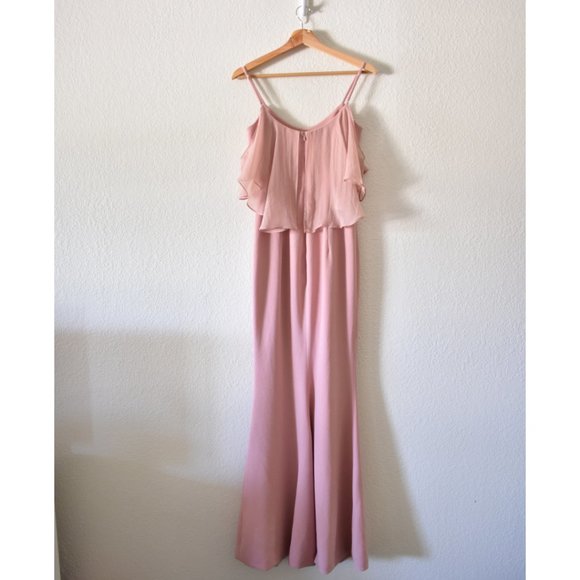 Dress The Population Diana Cold Shoulder Slit Maxi Dress - Picture 4 of 15